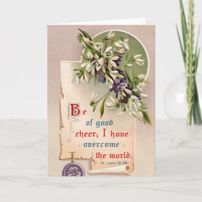 Cartes Pour Fêtes Annuelles Soyez De Bonne Bonne Chance (Devant)