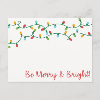 Cartes Pour Fêtes Annuelles Soyez Joyeux et brillants !