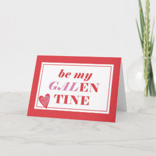 Cartes Pour Fêtes Annuelles Soyez mon Galentine