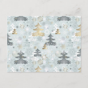 Cartes Pour Fêtes Annuelles Sparkel Noël Arbre de Noël Snowflake Motif