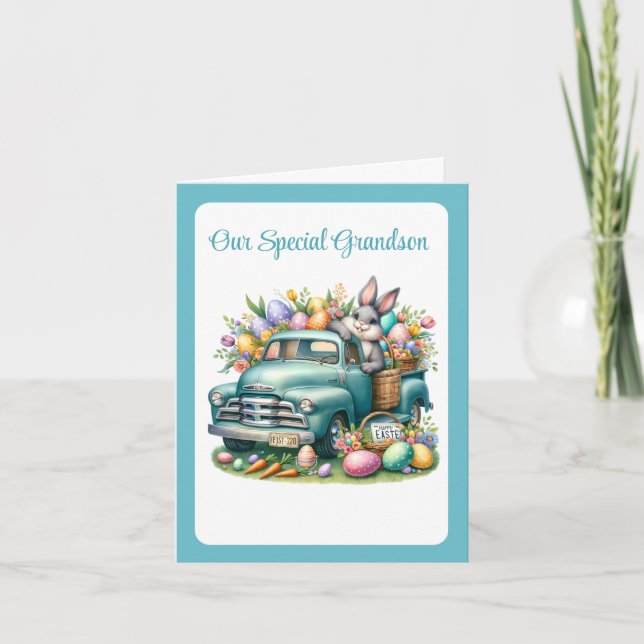 Cartes Pour Fêtes Annuelles Special Grandson Easter Card (Devant)