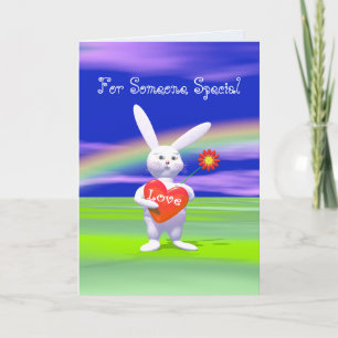 Cartes Pour Fêtes Annuelles Special Valentine Bunny