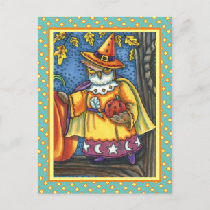 CARTES POUR FÊTES ANNUELLES SPECTACLES MAGIQUES ET HALLOWEEN HOOTS, ASSISTANT