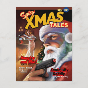 Cartes Pour Fêtes Annuelles Spicy Xmas Tales Postcard