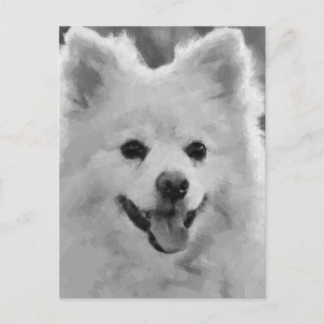 Cartes Pour Fêtes Annuelles Spitz japonais (Devant)