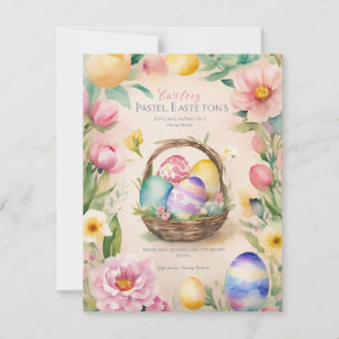 Cartes Pour Fêtes Annuelles Splendeur printanière : Vœux de Pâques et Fleurs