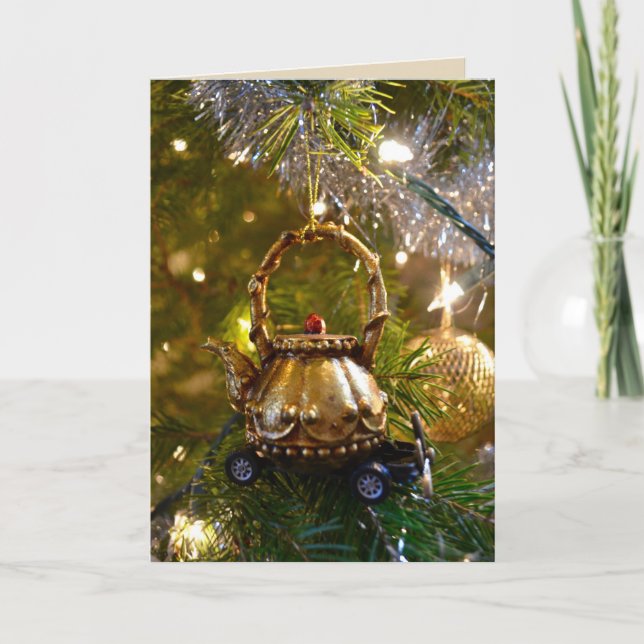 Cartes Pour Fêtes Annuelles Splendid Teapot Racing Noël (Devant)