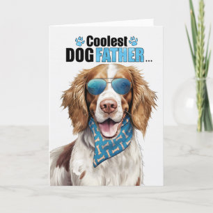 Cartes Pour Fêtes Annuelles Springer Spaniel Chien Coolest Papa Fête des pères