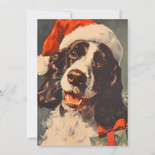 Cartes Pour Fêtes Annuelles Springer Spaniel Christmas