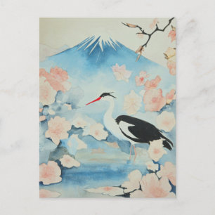 Cartes Pour Fêtes Annuelles 'Springtime in Japan' par l'artiste anglais Mike P