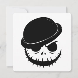 Cartes Pour Fêtes Annuelles Squelette en colère Bone Bash Party Halloween Invi