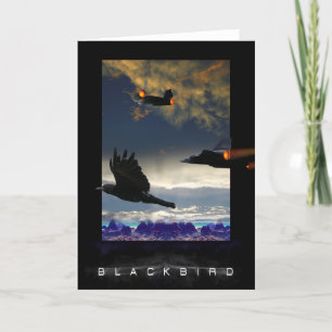 Cartes Pour Fêtes Annuelles SR-71 Blackbird HIGH RANGERS