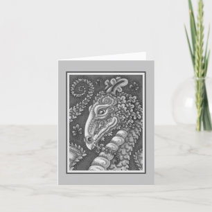 CARTES POUR FÊTES ANNUELLES ST. DRAGON SHAMROCK VERT DE PATRICK, IMAGINAIRE IR