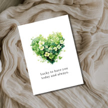 St. Patrick’s Day Lucky To Have You Clover Heart C