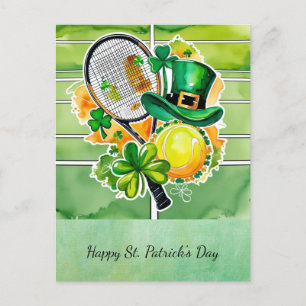 Cartes Pour Fêtes Annuelles St. Patrick's Day pour le joueur de tennis