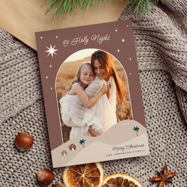 Cartes Pour Fêtes Annuelles Star of Bethlehem Photo (Créateur téléchargé)