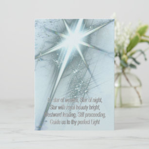 Cartes Pour Fêtes Annuelles Star of Wonder