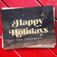 Starry Night Winter Sky Moderne Élégant Chic