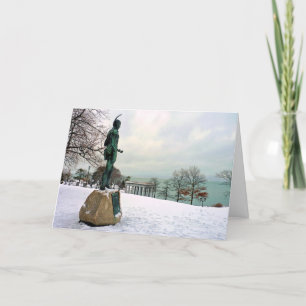 Cartes Pour Fêtes Annuelles Statue de Massass à Plymouth