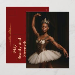 Cartes Pour Fêtes Annuelles Steampunk Royal Ballerina Imaginaire élégant
