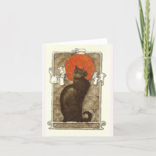 Cartes Pour Fêtes Annuelles Steinlein's Cat - Art Nouveau