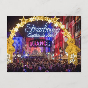 Cartes Pour Fêtes Annuelles Strasbourg Postcard