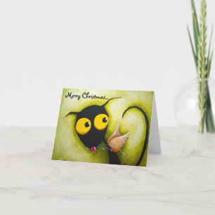 Cartes Pour Fêtes Annuelles Stressie Cat Angel