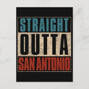 Cartes Pour Fêtes Annuelles Stright Outta San Antonio Texas TX USA