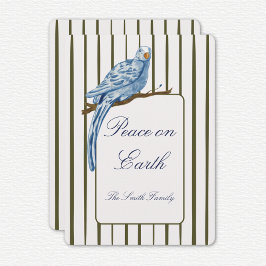 Cartes Pour Fêtes Annuelles Striped Christmas Card