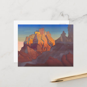 Cartes Pour Fêtes Annuelles Stronghold tibétain, Basgo de Nicholas Roerich