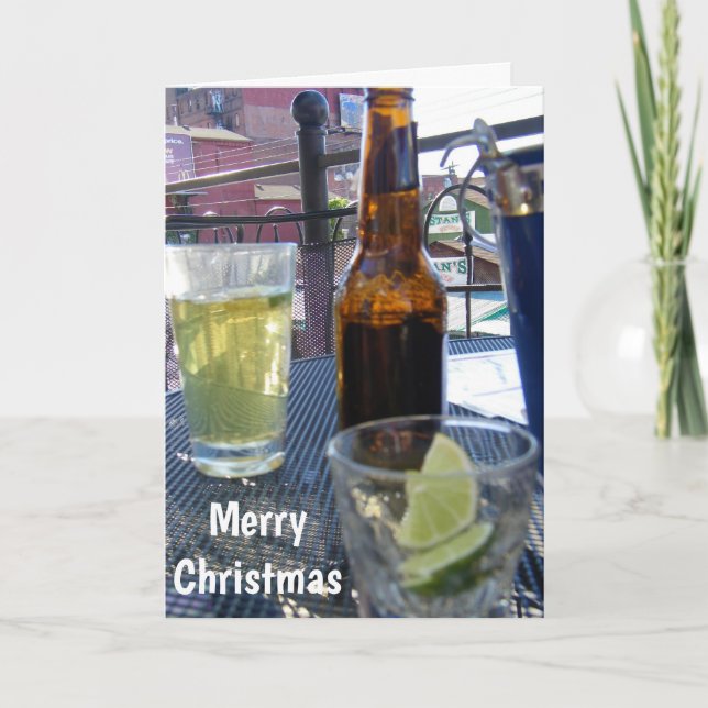 CARTES POUR FÊTES ANNUELLES STYLE PITTSBURGH NOËL VOUS SOUHAITE (Devant)