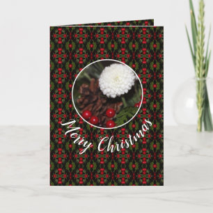 Cartes Pour Fêtes Annuelles Style rouge et vert