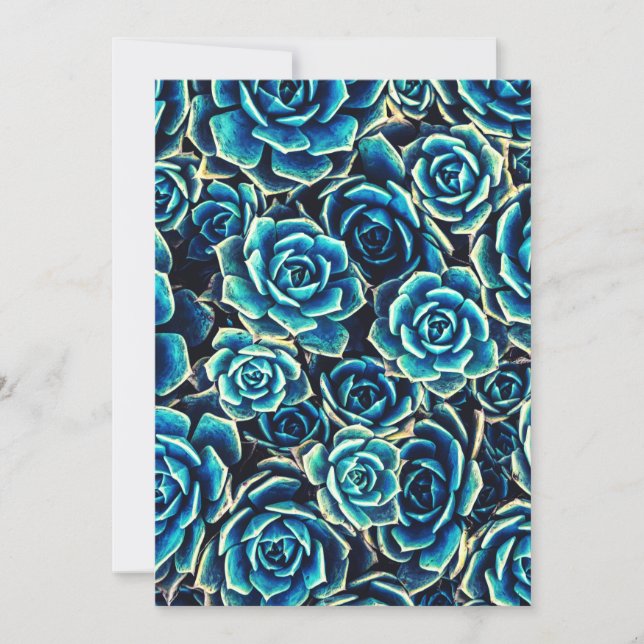 Cartes Pour Fêtes Annuelles Succulents (Devant)