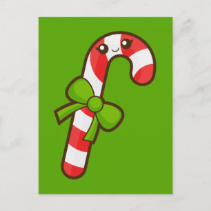 Cartes Pour Fêtes Annuelles Sucre de canne de Noël