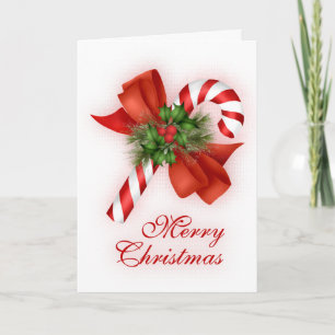 Cartes Pour Fêtes Annuelles Sucre de canne de Noël