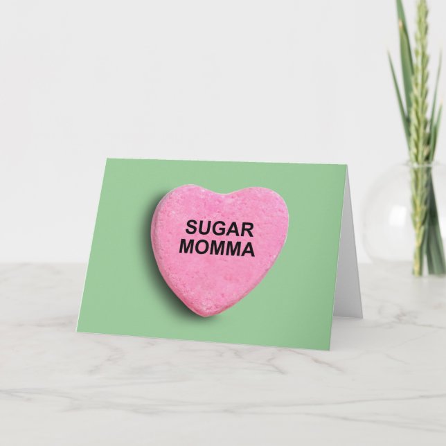 CARTES POUR FÊTES ANNUELLES SUCRE MOMMA (Devant)