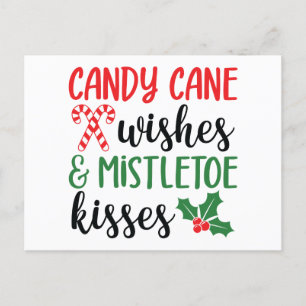 Cartes Pour Fêtes Annuelles Sucres de canne et bisous