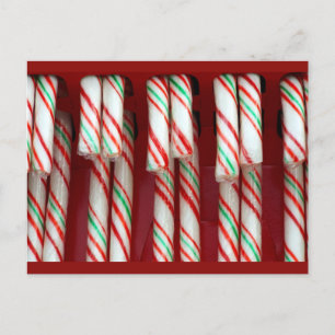 Cartes Pour Fêtes Annuelles Sucres de canne festifs de Noël