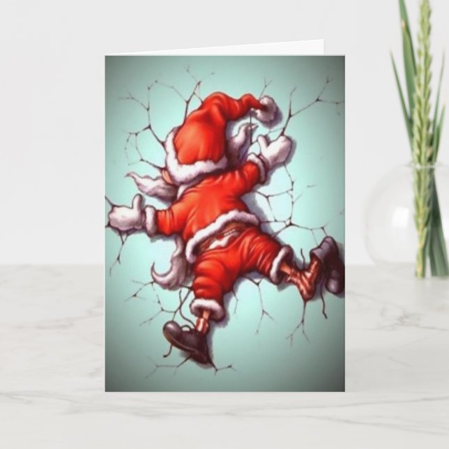Cartes Pour Fêtes Annuelles Suicide Père Noël (Devant)