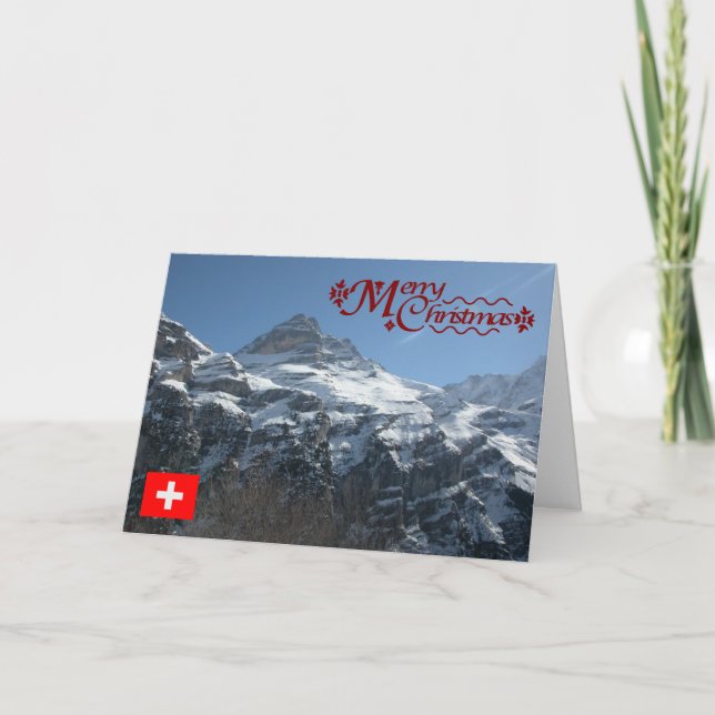 Cartes Pour Fêtes Annuelles Suisse, région Jungfrau, Eiger (Devant)