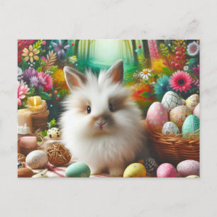 Cartes Pour Fêtes Annuelles Super mignon lapin de Pâques