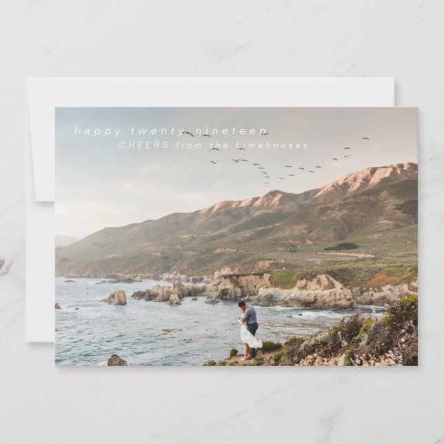 Cartes Pour Fêtes Annuelles Super Simple Nouvel An (Devant)
