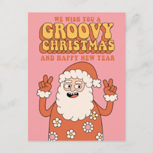 Cartes Pour Fêtes Annuelles Super voeux de Noël Paix Amour & Vacances