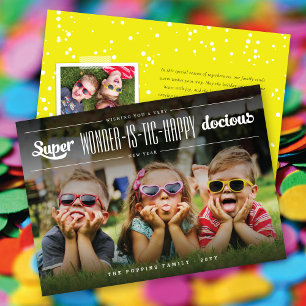 Cartes Pour Fêtes Annuelles Super Wonder-is-tic Joyeux Nouvel An Photo