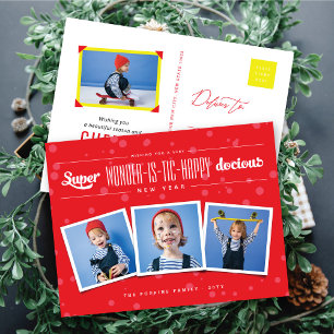 Cartes Pour Fêtes Annuelles Super Wonder-is-tic Joyeux Nouvel An Photo
