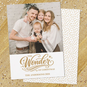 Cartes Pour Fêtes Annuelles Superposition de typographie de Noël élégante en o