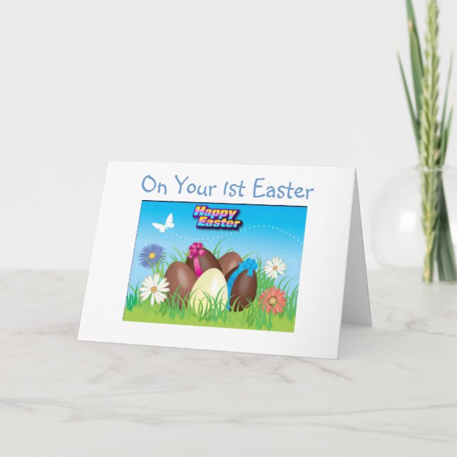 Cartes Pour Fêtes Annuelles SUR VOTRE "1er PÂQUES" (Devant)