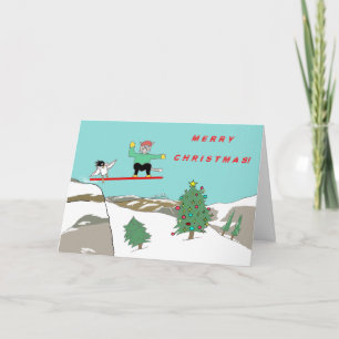 Cartes Pour Fêtes Annuelles Surprise Noël