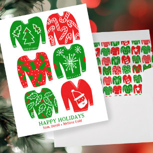 Cartes Pour Fêtes Annuelles Sweaters de Noël moches PERSONNALISÉS