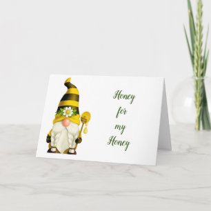 CARTES POUR FÊTES ANNUELLES SWEET GNOMES DIT "JE T'AIME"